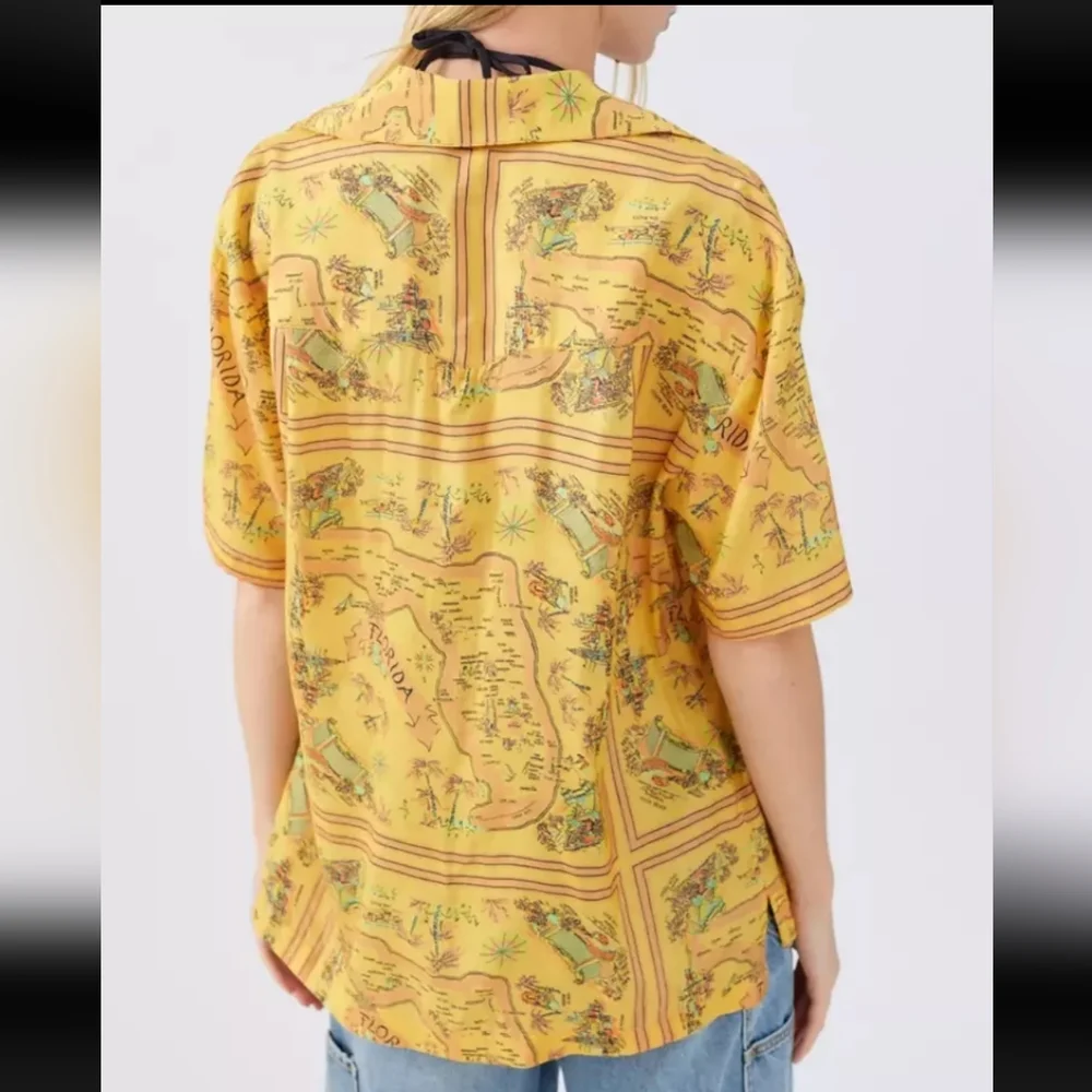 Urban Outfitter S Florida Print Women's Top - Picture 8 of 8